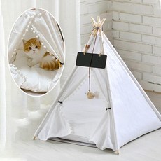 강아지 반려동물 하우스 텐트 방석 쿠션, 1개, 상세페이지 참조