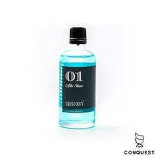 CONQUEST 西班牙藍色地中海鬍後水，刮鬍後鎮靜舒緩保濕，展現男士魅力, 1個, 100mL