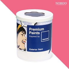 노루페인트 팬톤 실외 벽면 저광 페인트, 17-1930 CamelliaRose, 1L, 1개