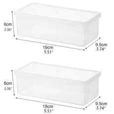 2pcs 반투명 연필 케이스 대용량 경량 학교 용품 보관에 편리 펜 상자 주최자, 01 2pcs