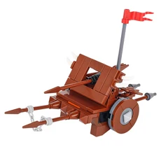 MOC 중세 마녀 장면 액세서리 빌딩 블록 주방 마법사 물약 실험실 벽난로 툼 할로윈 장난감, 01 B28-14, 01 B28-14