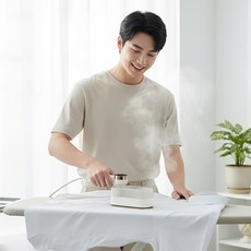컴스 2 in 1 접이식 핸디 스팀다리미, TS860N, 화이트