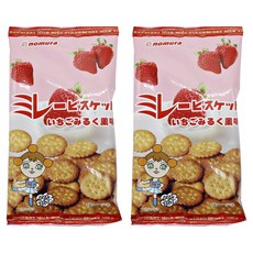 노무라 밀레 비스켓 딸기 우유 맛, 130g, 2개