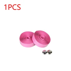 갈색 2pcs 자전거 핸들 바 테이프 비 슬립 사이클링 스폰지 벨트, 01 China Mainland, 01 Pink 1pc