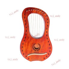 萊雅琴 小豎琴 16弦/19弦/24弦 品質樂器 初學者簡單便攜小型里拉琴 古代小型便攜式樂器 生日禮物 (附發票), 1個, 10弦箱式古典福利款+質保