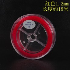 嘉義出貨 進口透明水晶彈力綫串珠繩耐磨穿珠子的綫文玩手鏈繩佛珠綫手串繩水晶線 串珠彈力線 蠶絲線 佛珠繩 串珠線, 進口咖啡色0.6小卷約10米, 1個