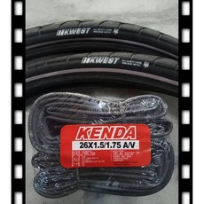 KENDA 建大 26X1.5 反光防刺 K193 登山車輪胎 外胎 台灣製, 1個, 26X1.5內胎要法式