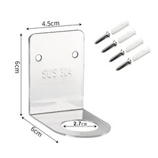 누본 16 샴푸 병 욕실 및 주방 비누 디스펜서 빈 벽 장식 방수 라벨이 있는 손 하위, 04 silver_01 500ml