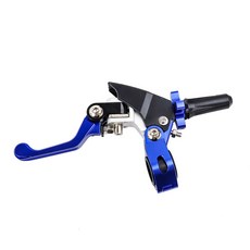 클러치 오토바이 브레이크 레버 합금 다양한 손잡이 드럼 CNC, BLUE A, 1개