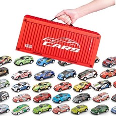 [미미하우스] 다이캐스트 미니카 클래식 레이싱카 48pcs 정리 쇼케이스박스, 1 Set (48pcs)