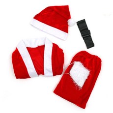 루이일 크리스마스 아동용 산타복세트4-5세 크리스마스복장