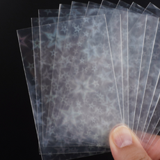클위몰 10P 포카포장비닐 카드포장봉투 사진슬리브 투명포카홀더, 큰별, 투명