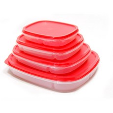 소형 사각칸 밀폐용기 음식보관