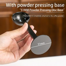 검은 색 긴 손잡이 커피 스푼 다기능 플라스틱 측정 및 탬핑 파우더 주방 도구, 01 spoon, 1개