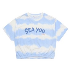 소이 23M5454-2 4부 타이다이 블루종 크롭티_SH