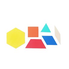 교사용 패턴블록 점보자석블럭 49조각 교구 두뇌계발 게임완구 선물, 1개