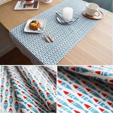 미니피쉬 테이블러너 0cm 식탁러너 (국내산), 블루, 1개