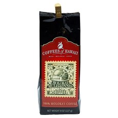 COFFEES of HAWAII 莫洛凱姆樂思基納咖啡, 研磨咖啡, 1個, 227g