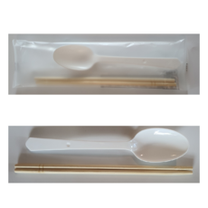 일회용 숟가락 젓가락 세트 (수저), 1개