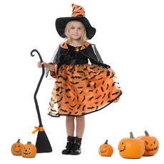 注視魔女 橘色服裝