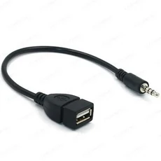 호환 3.5mm 남성 오디오 AUX 잭-USB 2.0 유형 OTG 변환기 어댑터 케이블 DE08 컴퓨터커넥터