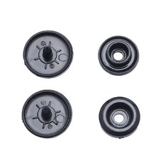 똑딱이 스냅단추 티단추 T3(10mm) T5(12mm) T8(14mm), 30세트, T3+BLK