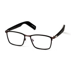 SPEC 스펙 울트라 라이트 1.0 스마트 블루투스 안경 뿔테, 블루라이트 차단 렌즈, 블랙