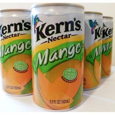 컨스 넥타 망고 5.5 Oz 6개 팩 (2개 팩) Kern's Nectar Mango 6 pk of 5.5 Oz (Pack of 2), 162ml