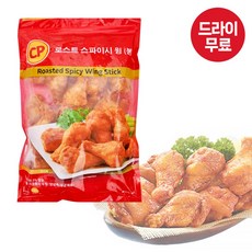 달디단마켓 A. CP 로스트 스파이시윙 (봉) (드라이) 닭봉 윙스틱 치킨, 1개, 1kg