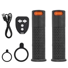 샤오미 M365 Mi4 4Lite 4Pro 4Ultra 5 5Max 6 스쿠터용 범용 방향지시등 핸들 그립 턴 시그널 테일 라이트, 05 Set E-black
