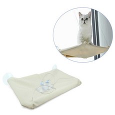 고양이 창문 침대 창틀 해먹 부뚜막 집고양이 매쉬 사계절, 아이보리