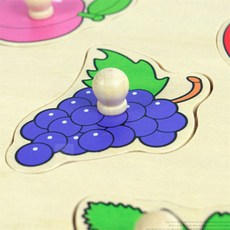 끈이스토어 과일 꼭지퍼즐 그림맞추기 오감발달