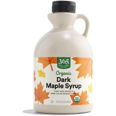 365 홀푸드마켓 다크 메이플 시럽 946ml, 2개