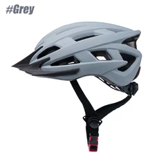 Rnox 초경량 전압 자전거 헬멧 기행 헬멧 mtb 도로 산악 자전거 헬멧 남녀 기행 장비, 02 grey