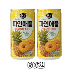 대일 참맑은 파인애플 업소용 가성비캔, 60개, 175ml