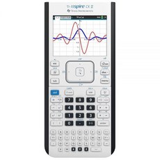 Texas Instruments TI-엔스파이어 CX II 컬러 그래프 계산기 141768, 싱글 팩, 화이트, 화이트