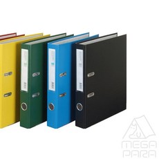 바인더 L215 레버아치 바인더 A4 5cm 2공 LA바인더 서류보관 서류철, 흑색, 흑색