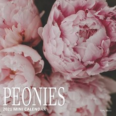 Peonies: 2021 Mini Calendar Paperback, Independently Published, English, 9798565676198