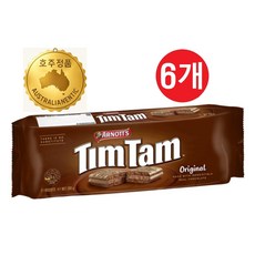 [아노츠] 팀탐 과자 200g 오리지널 초콜렛 x6, 6개