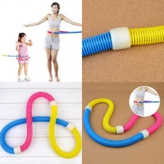 더이케이 스프링 훌라후프 실내훌라후프 야외운동기구 성인훌라후프 공원운동기구 조립식훌라후프 WFKL3I1