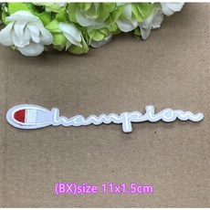 Champion 刺繡布貼 衣服徽章臂章補丁貼花, 1個, GJ-3