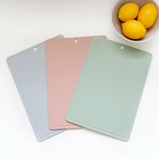 스텐팩토리 국산 논슬립 칼집 나지 않는 사각 TPU 도마, 1개, 핑크