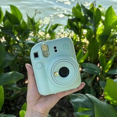 후지필름 인스탁스 미니 7 플러스 카메라 필름 Mini Instax 7 즉석 포함 그린, mini12 그린95 새 제품 남녀공용 포장, 공식 표준 구성