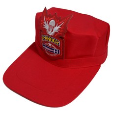 캡이요 CAPEYO 2432 유격 조교모자 레드 교관모자 밀리터리 군인 극기훈련 행사 공연 단체 체육대회 모자