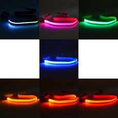 USB 충전 가능한 강아지 LED 조명 LED 라이트 워터프 LED 조명, 1개