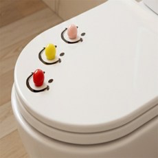 화장실 위생 변기 손잡이, 옐로우