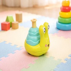 살림덕후 기어가는 달팽이 장난감 스피드 경주놀이 누르면 어린이 장난감, 1개, ONE 색상