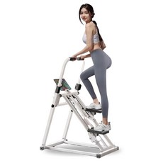 바디온핏 천국의계단 저소음 접이식 슬림형 가정용 계단오르기, 화이트