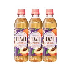 티즐 제로 피치얼그레이 500ml, 10개