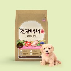 건강백서 강아지 기능성 사료, 닭, 2kg, 1개